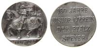 Speyer - zum 100jährigem Bestehen des Historischen Vereins - 1927 - tragbare Medaille  vz