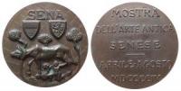 Rom - auf die Ausstellung der antiken sienesischen Kunst - 1904 - Medaille  vz