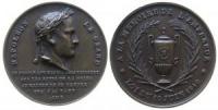 Napoléon I. - auf das Gesetz vom 10. Juni zur Überführung seiner Gebeine in den Invalidendom - 1840 - Medaille  ss+