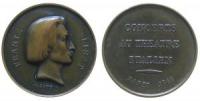 Louis Philipp (1830-1848) - auf die Eröffnung der Bahnlinie Straßburg - Basel - 1841 - Medaille  fast vz