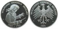 Mozart Wolfgang Amadeus (1756-1791) - 1991 - Medaille  pp