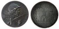Verdun - auf die Schlacht - 1916 - Medaille  ss+