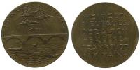auf die Einweihung des Brückenneubaus in Frankfurt - 1926 - Medaille  vz+