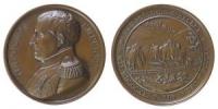 Louis Philippe I. (1830-1848) - auf die Überführung der Gebeine von Napoléon I. nach Paris in den Invalidendom - 1840 - Medaille  vz-stgl