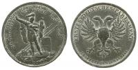 auf die Eröffnung des Parlaments in Frankfurt - 1848 - Medaille  ss