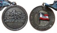 Giessen Rudergesesellschaft - auf die 27. Ruderregatta - 1932 - tragbare Medaille  ss+