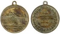 Internationale Elektrische Ausstellung - 1891 - tragbare Medaille  vz