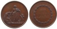 Paris - auf die Kollekte des Büros für Gute Taten - 1872 - 73 - Medaille  vz