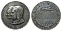 auf den Flug der Bremen über den Atlantik - 1928 - Medaille  vz