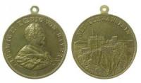 Ludwig II. (1864-1886) - Schloß Neuschwanstein - 1886 o.J. - tragbare Medaille  fast vz