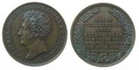 Ernst I. (1826-1844) - auf die Huldigung der Bürgerschaft zum 25-jährigen Regierungsjubiläum - 1832 - Medaille  vz