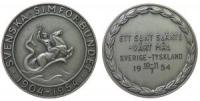 Schwimmverband - auf den 50. Jahrestag - 1954 - Medaille  vz