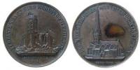 Hamburg - St. Petri Kirche - 1842 - Medaille  vz+