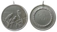 K.V.H. - Kanarienzüchter von Hessen - 1967 - tragbare Medaille  vz