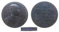 Rama V. (1868-1910) Chulalongkorn - auf seine Reise nach Europa - 1897 - Medaille  vz