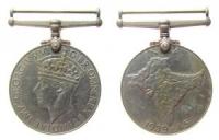 Georg VI - Indien 1939 - 1945 - 1949 - tragbare Medaille  ss