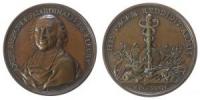 Fleury Andre Hercule - auf den erfolgreichen Friedensschluß nach dem polnischen Erbfolgekrieg - 1736 - Medaille  vz