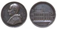 Leo XIII (1878-1903) - auf den Ausbau des Baptisteriums der Lateranbasilika - 1884 - Medaille  fast vz