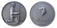 München - 18. Deutsche Bundesschießen - 1927 - Medaille  fast stgl