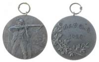 Schützenverein - Sch.V.Qw.O. - 1920 - tragbare Medaille  fast vz