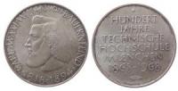 Bauernfeind Carl Maximilian - auf das 100-jährige Jubiläum der Technischen Hochschule in München - 1968 - Medaille  vz