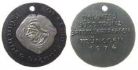 München - auf das 9. süddeutsche Münzsammlertreffen - 1974 - Medaille  vz-stgl