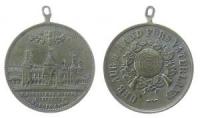 Berlin - auf das 10. Deutsches Bundesschießen - 1890 - tragbare Medaille  ss