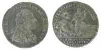 Frankfurt - auf die Wahl Joseph II. zum römischen König - 1764 - Silberabschlag vom Doppeldukaten  vz