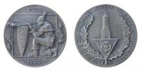 Geislingen - auf das 32. Württembergische Landes- und 425jährige Jubiläumsschießen - 1928 - Medaille  vz+