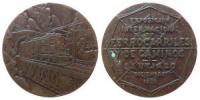 Santiago - auf die dritte Südamerikanische Eisenbahnausstellung - 1929 - Medaille  ss