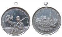 Cronberg (Kronberg) - auf das 500jährige Jubiläumsschießen - 1898 - tragbare Medaille  vz