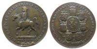 Wilhelm IV. Karl Heinrich Friso von Nassau-Oranien (1747-1751) - auf seine Proklamation zum Erbstatthalter - 1747 - Medaille  ss