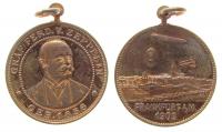 Zeppelin Graf von - 1909 - tragbare Medaille  vz