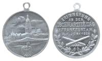 Frankfurt - auf den 1. Deutscher Schwerer Artilleristen Tag - 1928 - tragbare Medaille  vz-stgl