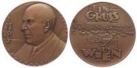 Stolz Robert (1880 - 1975) - Ein Gruss aus Wien - o.J. - Medaille  prägefrisch