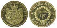 Regensburg - zur Volljährigkeit - 1888 - Medaille  stgl-