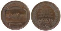 Kiel - auf die 11. Versammlung der Land- und Forstwirte - 1847 - Medaille  ss