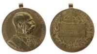 Franz Joseph I (1848-1916) - auf sein 50jähriges Regierungsjubiläum - 1898 - tragbare Medaille  ss+