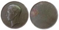 Napoleon III. - auf den 18. Geburtstag seines Sohnes Eugene Napoleon - 1874 - Medaille  ss