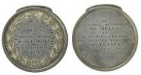 Melun - auf das Musikfest - 1851 - tragbare Medaille  vz