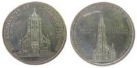 Ulm - zur Erinnerung an die Wiederherstellung des Hauptturms des Münsters - 1923 - Medaille  vz-stgl