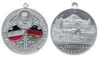 Frankfurt - XI. Deutsches Turnfest - 1908 - tragbare Medaille  fast vz
