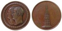 Friedrich Wilhelm III von Preussen und Alexander I von Russland - 1818 - Medaille  vz