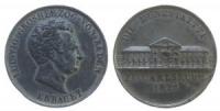 Ludwig (1818-1830) - auf die Erbauung der Münze in Karlsruhe - 1826 - Medaille  ss