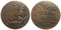Neujahr - Segelschiff (Dreimastbark) - 1974 - Medaille  vz-stgl