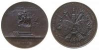 Genf - auf die Generalversammlung der schweizerischen Offiziersvereinigung - 1892 - Medaille  fast stgl