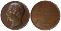 Louis Napoleon Bonaparte (Napoleon III) - auf das Ergebnis der Volksabstimmung zum Präsidenten - 1851 - Medaille  vz-stgl