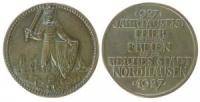 Nordhausen - auf die 1000 Jahrfeier - 1927 - Medaille  vz