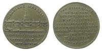 London - auf die Fertigstellung der NEW LONDON BRIDGE - 1831 - Medaille  vz