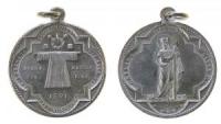 Zürich - auf den zugefrorenen Zürichsee - 1891 - Medaille  vz